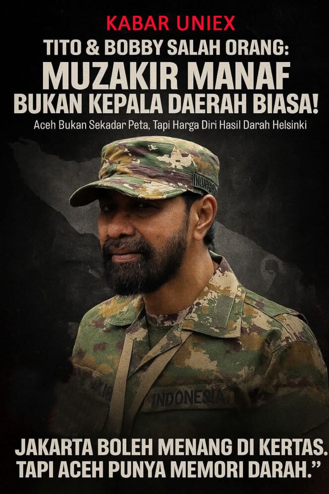 
					Tito & Bobby Salah Orang Bila Ingin Memperdaya Muzakir Manaf, Empat Pulau “Dicabut”: Pemerintah Pusat Dinilai Abaikan Sejarah dan Martab