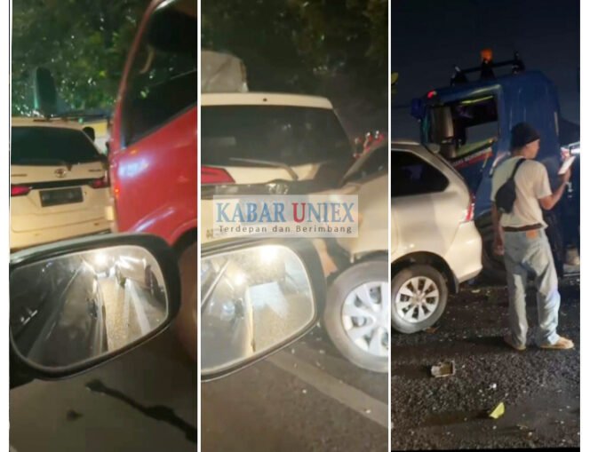
					Kecelakaan Beruntun Gemparkan Simpang RSUD Abdul Moeloek, Jalur Sempat Macet Parah